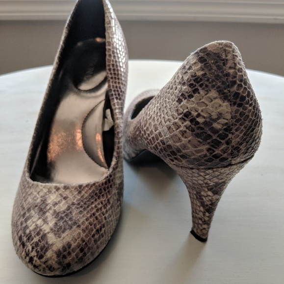 Snake Print Heels | Size 7.5 - Picture 2 of 6